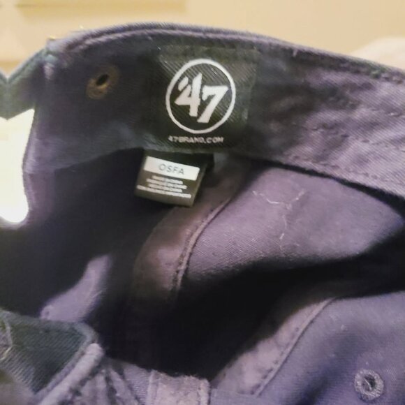 Boston Bruins NHL Men's 47 All Black Hat - Picture 7 of 8